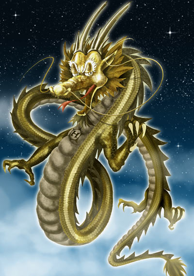 chinese dragon illustration design