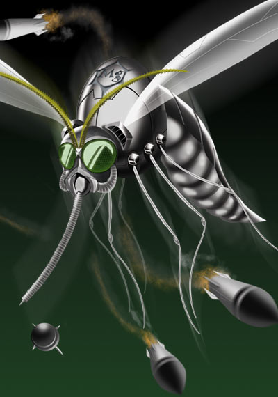 Mosquitoes illustration design