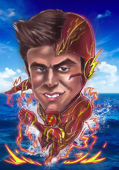 flash caricature