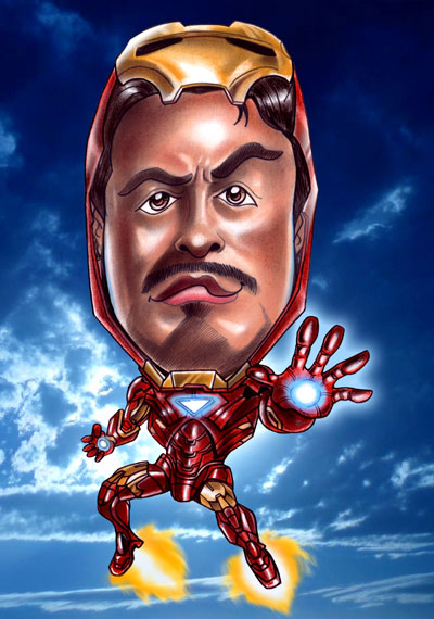 ironman caricature