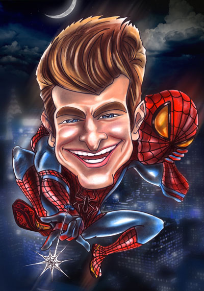 spiderman caricature