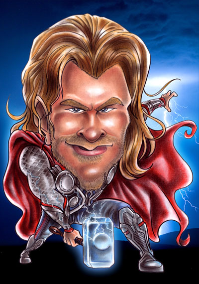 thor caricature